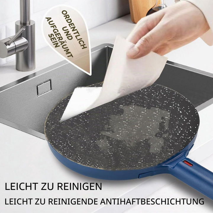 SOKANY Crepes Maker, Elektrischer Crêpes-Maker mit Cool-Touch-Griff, Antihaftbeschichtung, Temperatu