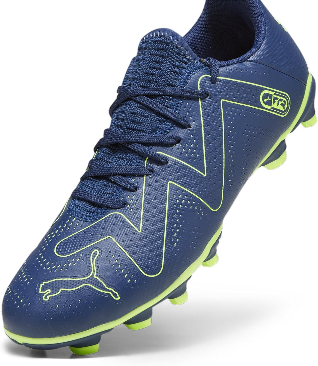 PUMA Herren Future Play Fg/Ag Fussballschuh, 40.5 EU Persian Blue Pro Green