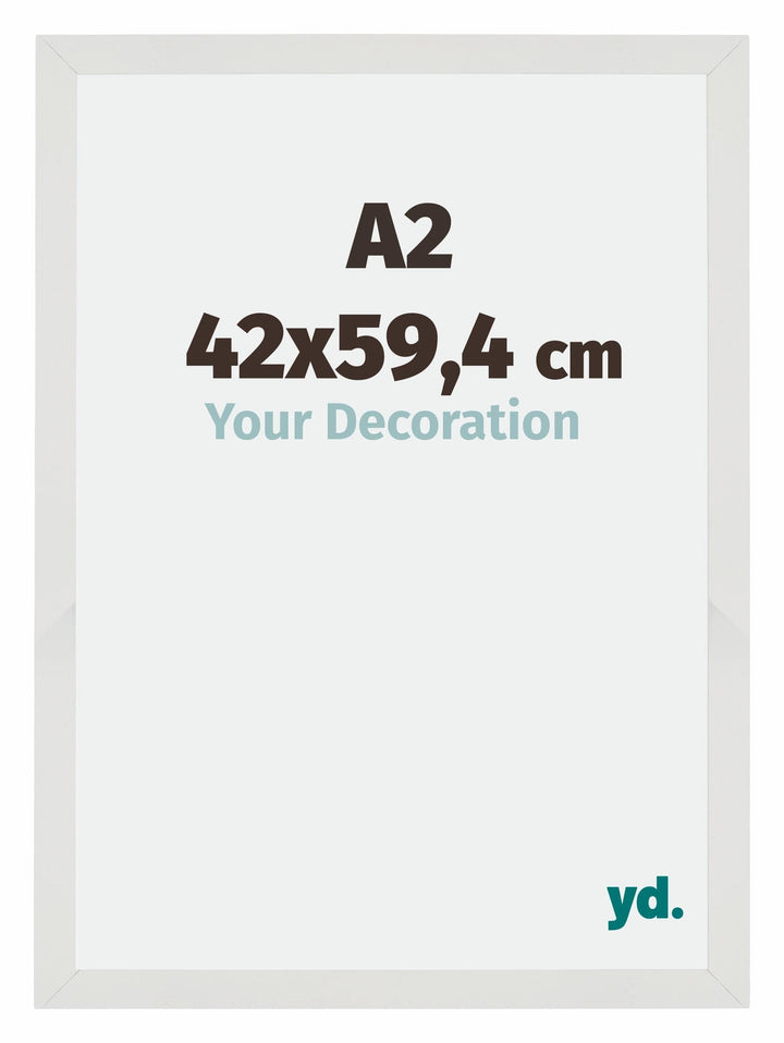 yd. Your Decoration - Bilderrahmen DIN A2 42x59,4 cm - Bilderrahmen aus MDF mit Acrylglas - Antirefl