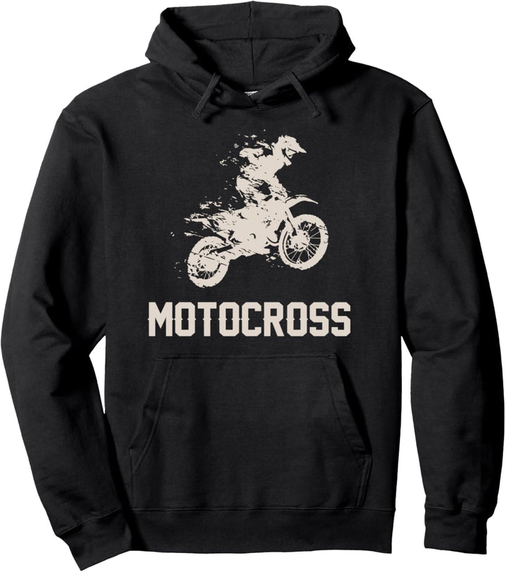 Motocross und Motorrad Fahrer Offroad Biker Pullover Hoodie