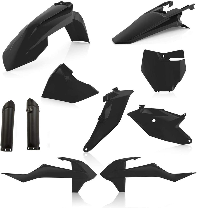 ACERBIS 0022933.090 Vollkunststoff-Kit für KTM Sx 85 2018, Schwarz, Schwarz