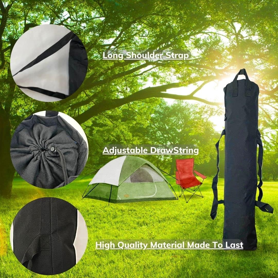 NGIL Schwarze Tragetasche für Klappstühle (tasche), bitte lesen Sie die Beschreibung. Solid Black, S