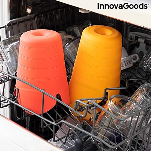 InnovaGoods Popcorn-Bereiter, faltbar, Silikon, Mehrfarbig,