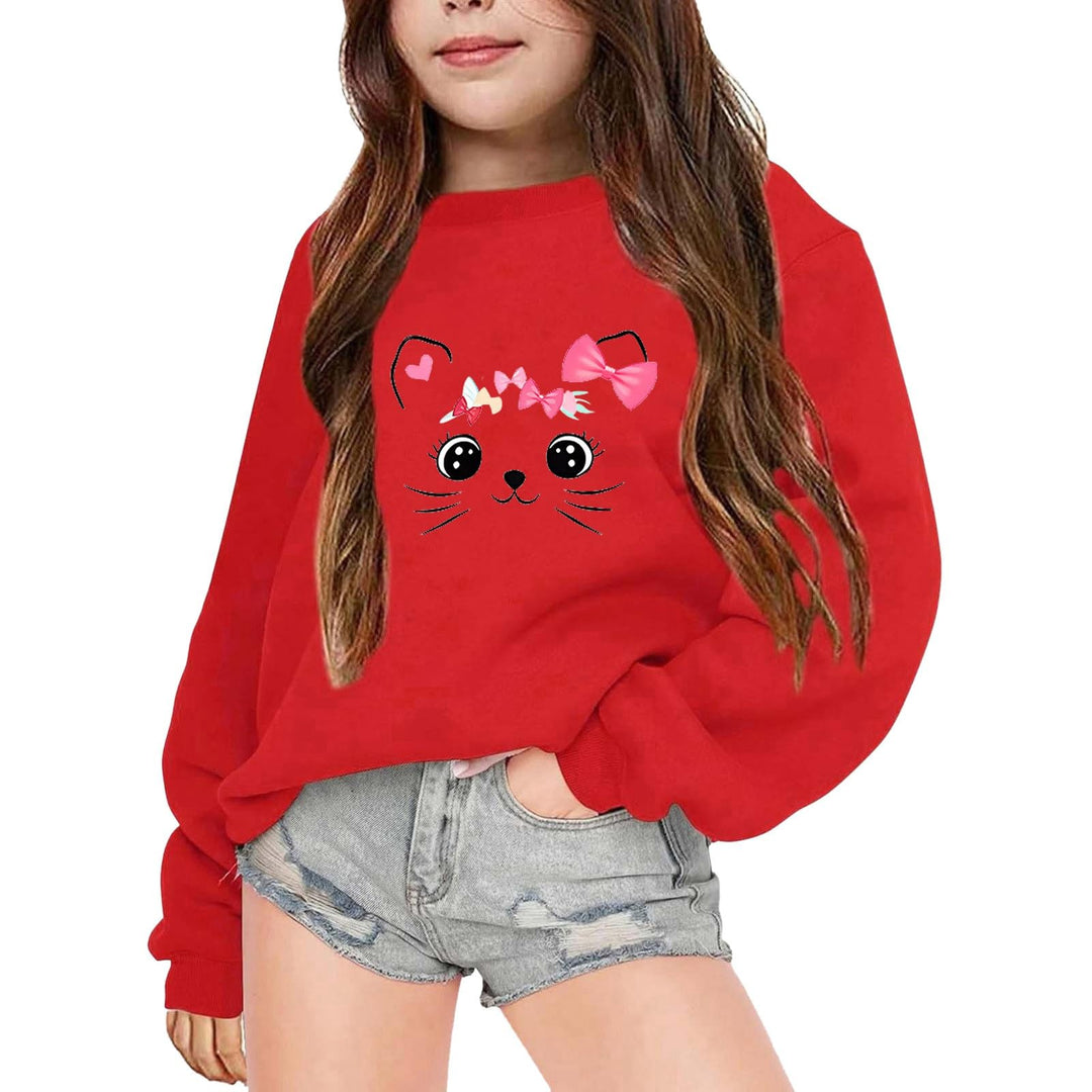 Sweatshirt Mädchen Kinder Rundhalsausschnitt Lässig Kinderkleidung Gedruckt Herbst Und Winter Oberte