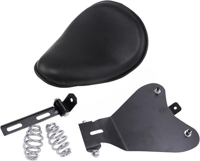 Anzene Schwarz solo Sitzhalterung Frühling Base Mount Kit Barrel Frühling Für Sportster Chopper Bobb