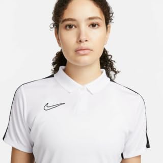 Nike Damen W Nk Df Acd23 Polo Ss Short-Sleeve Polo XS White/Black/Black, XS White/Black/Black