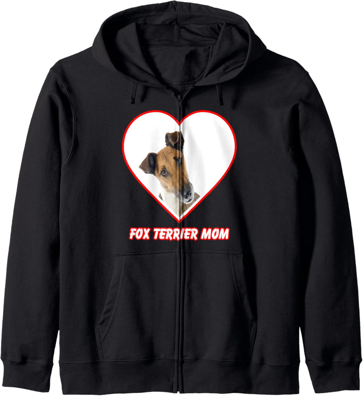 Fox Terrier Dog Mom 1 Kapuzenjacke