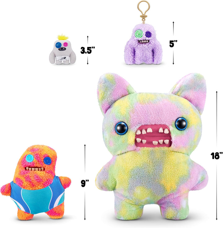 Fuggler Vacay Vibes 23 cm von ZURU, Lustiges Hässliches Monster, Plüschtier für Kinder und Erwachsen