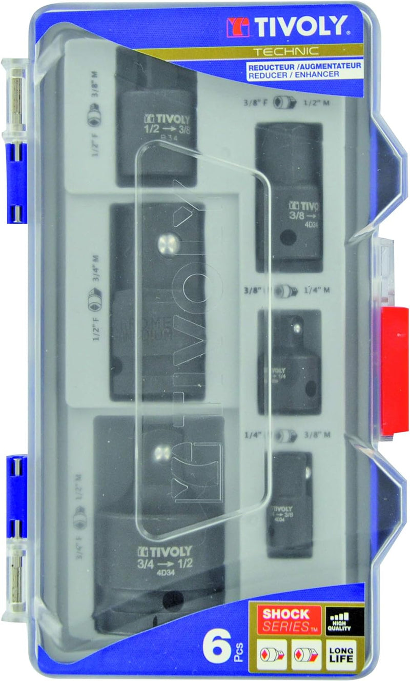 Tivoly 11591170001 Set mit 6 Teilen, speziell für Verkleinerer/Erhöhungen, Phosphat Schwarz