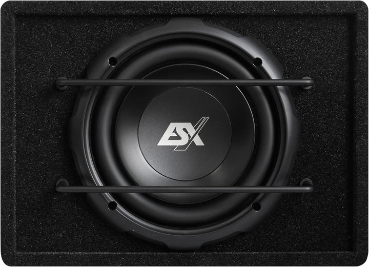 ESX SIGNUM SXB10A - 10“ (25 cm) aktiver Subwoofer | Aktiv Gehäuse-Subwoofer mit ALU-Membran
