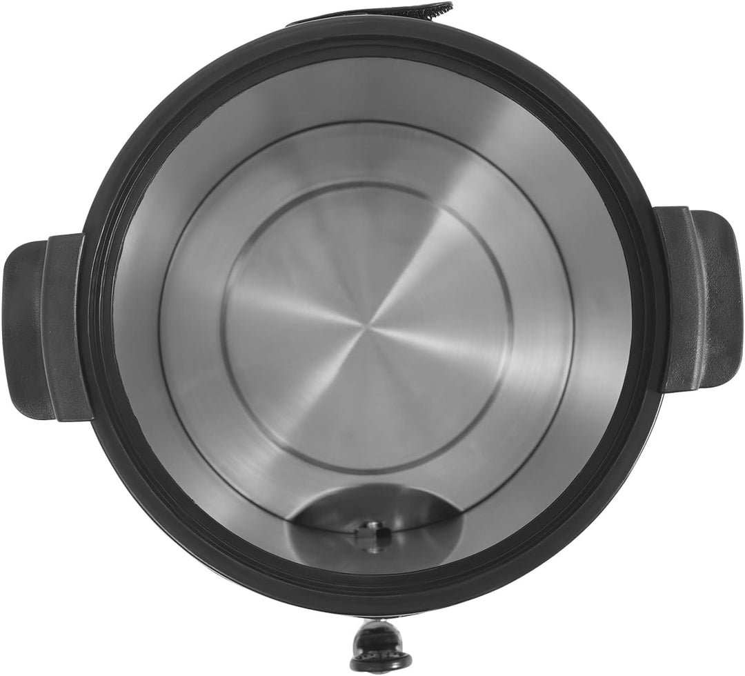 HUOMMGS Wachsschmelztopf mit 30-110℃ Temperatur Einstellbar, Deckel Edelstahl Wachsschmelzer Elektri