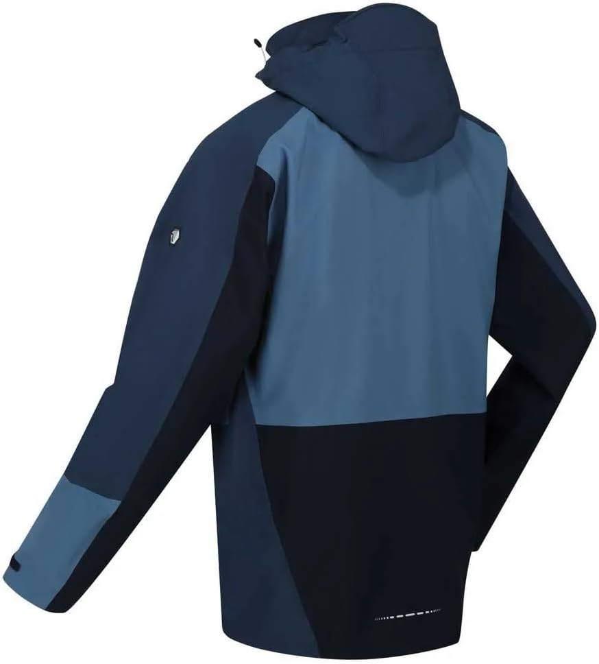 Regatta Herren Bosfield Funktions- Regenjacke RMA387 S Blau, S Blau