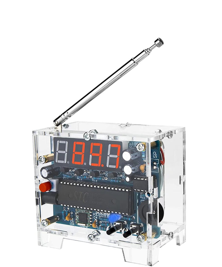DIY Radio FM Empfänger Kit - Digitalradio 87MHz-108MHz Einstellbar Wireless Empfänger Lautsprecher m