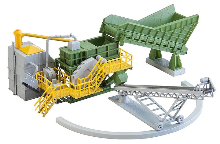 Faller FA 130173 - Backenbrecher mit Förderband, Zubehör für die Modelleisenbahn, Modellbau