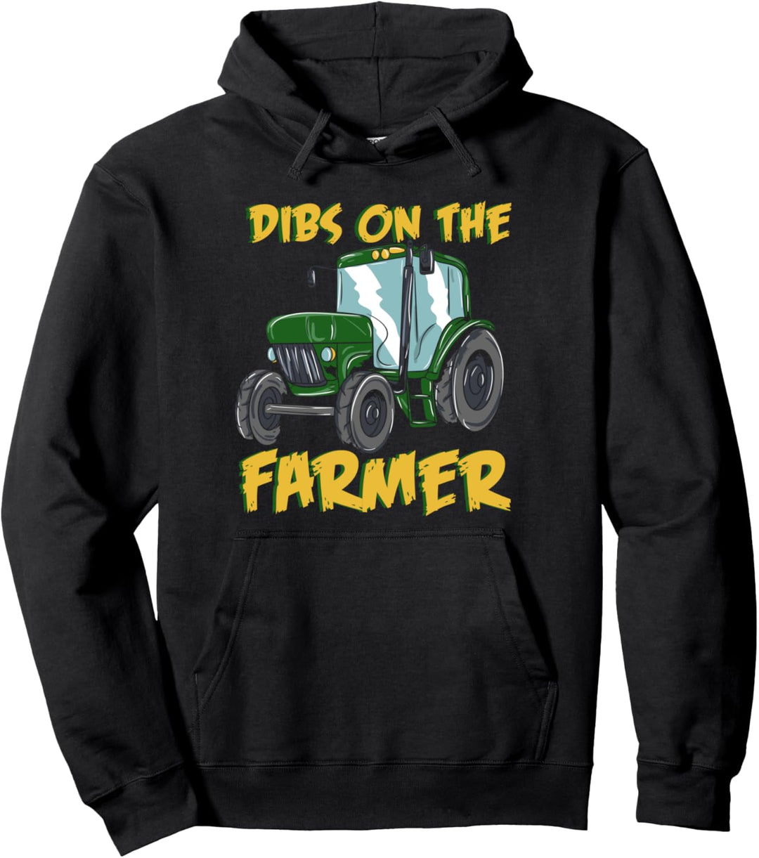 Dibs On The Farmer - Landwirtschaft Ehemann Ehefrau Trecker Pullover Hoodie