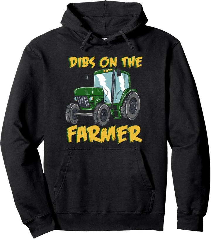 Dibs On The Farmer - Landwirtschaft Ehemann Ehefrau Trecker Pullover Hoodie