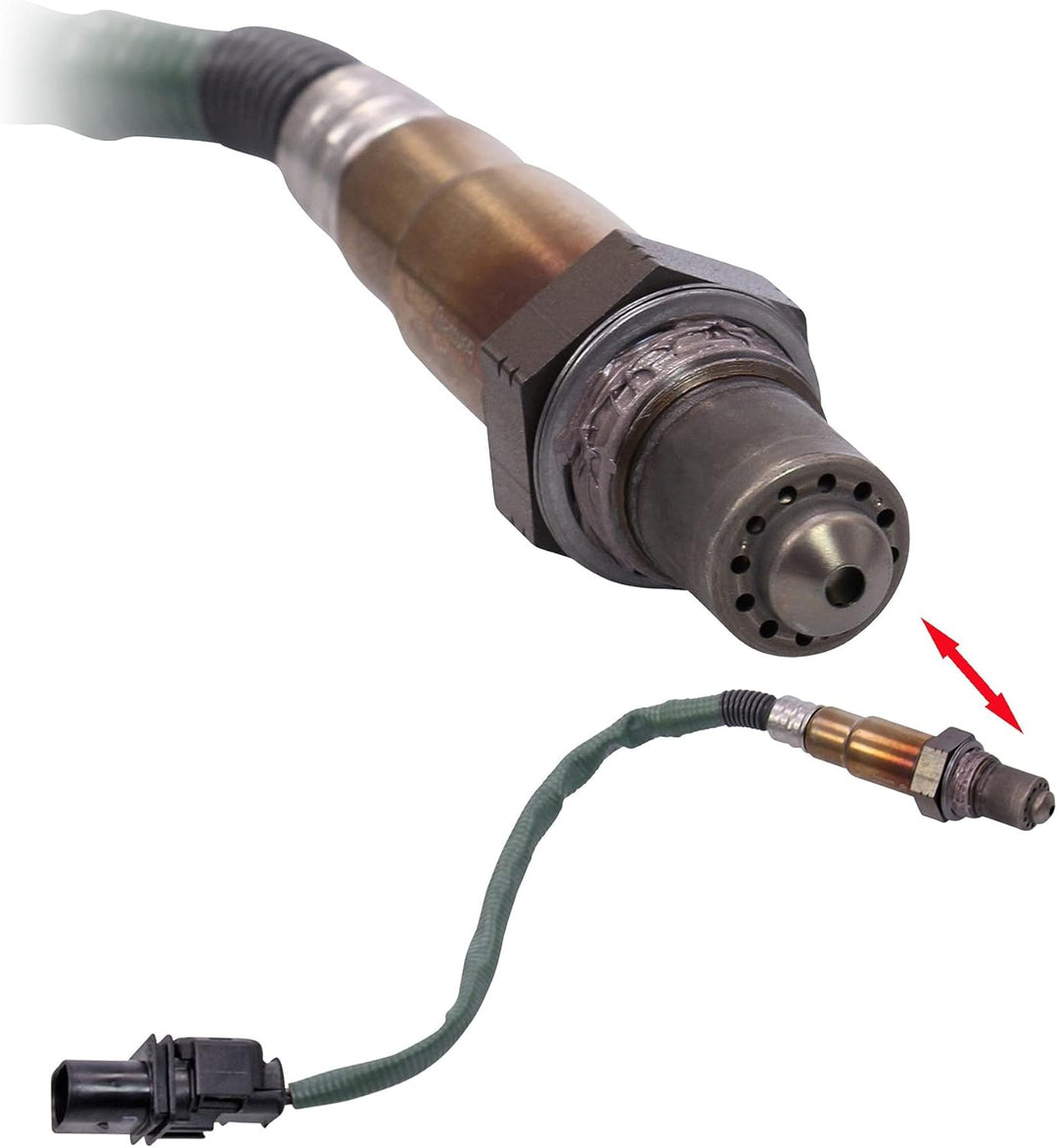 Bosch 0258017014 - Lambdasonde mit fahrzeugspezifischem Stecker