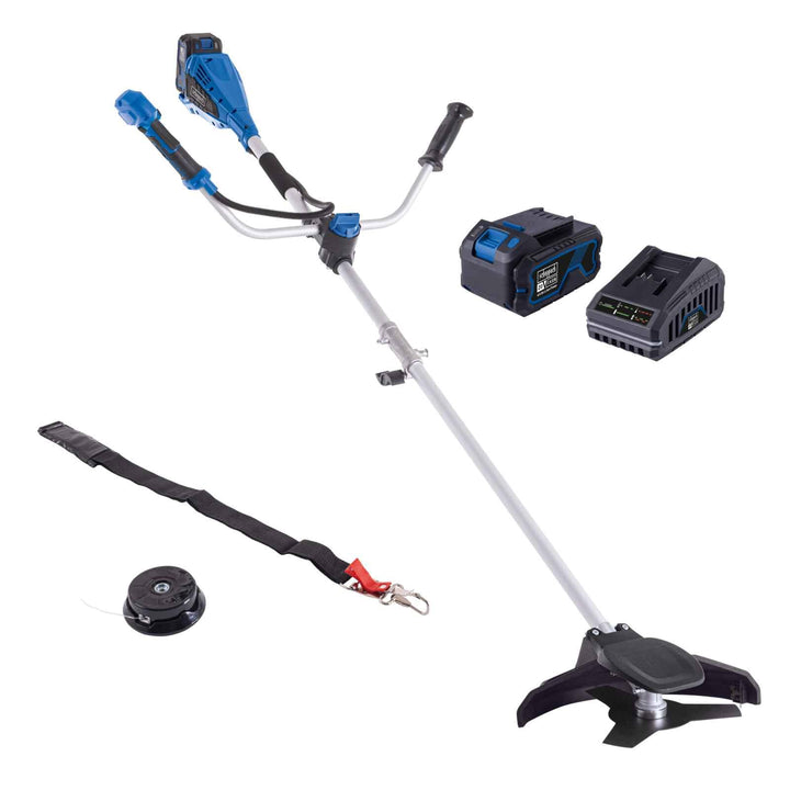 Scheppach Akku-Freischneider BC-BCH330/20-X -Set L Brushless | Schnittbreite Rasentrimmer 330 mm/Mot