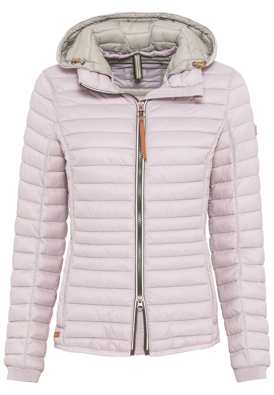 camel active Damen leichte Steppjacke mit Abnehmbarer Kapuze 44 Blouson Rosa, 44 Blouson Rosa