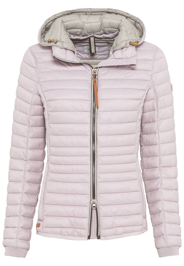 camel active Damen leichte Steppjacke mit Abnehmbarer Kapuze 44 Blouson Rosa, 44 Blouson Rosa