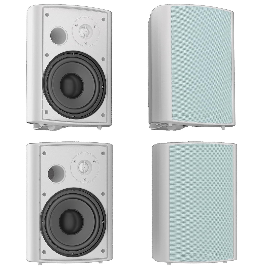 Herdio 800W 6,5 Zoll AussenLautsprecher Wasserdicht, Wandmontage Patio Stereo Indoor Outdoor Lautspr