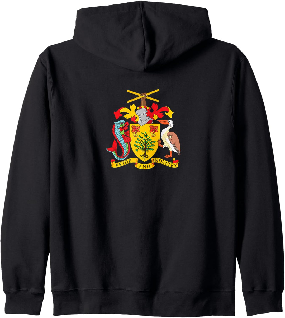 Coat of arms of Barbados Kapuzenjacke