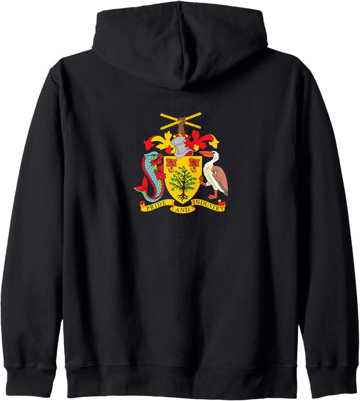 Coat of arms of Barbados Kapuzenjacke