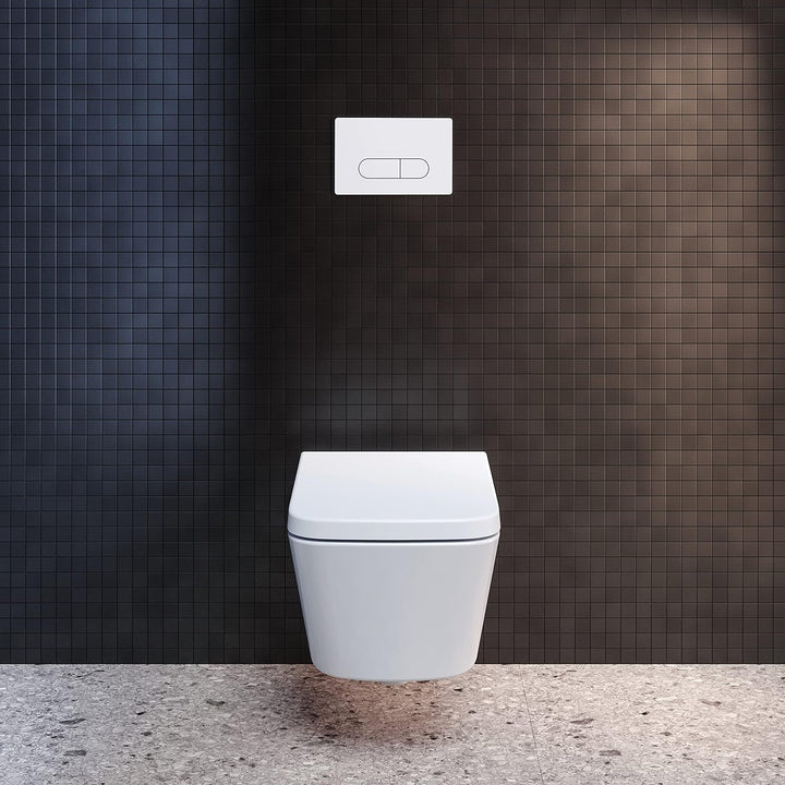 Ideal Standard R0115AC Oleas Betätigungsplatte Oleas M1 Mechanical Toilet Flush Plate - White Weiss,