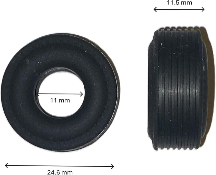 SSC Slot Cars Super Grip Ersatz Autoreifen/Reifen Set Zubehör, Power Schlitten Hinterräder Kompatibe