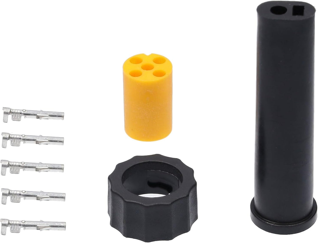 SAMETRUCK 2X Bajonett Anschlussstecker 5pol Rückleuchte Stecker PKW LKW Auflieger Anhänger