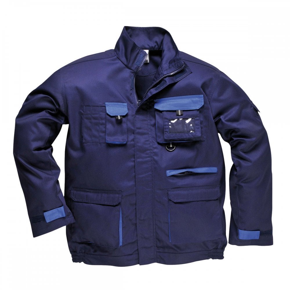 Portwest TX10GRRL Texo Kontrast Jacket_p, gross Gr. Medium, Blau - Navy M Blau - Navy, M Blau - Navy