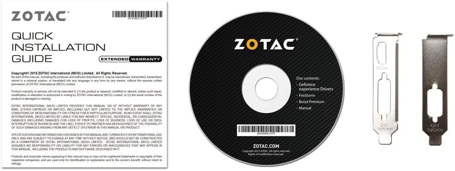 ZOTAC GeForce GT 710 NVIDIA 2 GB GDDR3