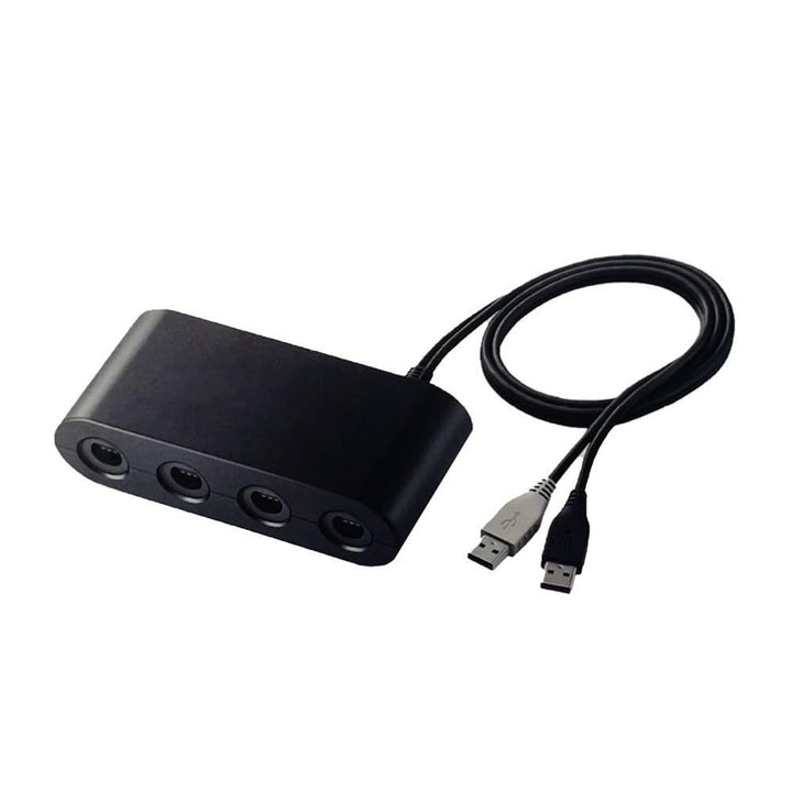 Jerilla NGC-Controller-Adapter für GameCube Controller, Konverter Unterstützt 4 GC Controller Gamepa