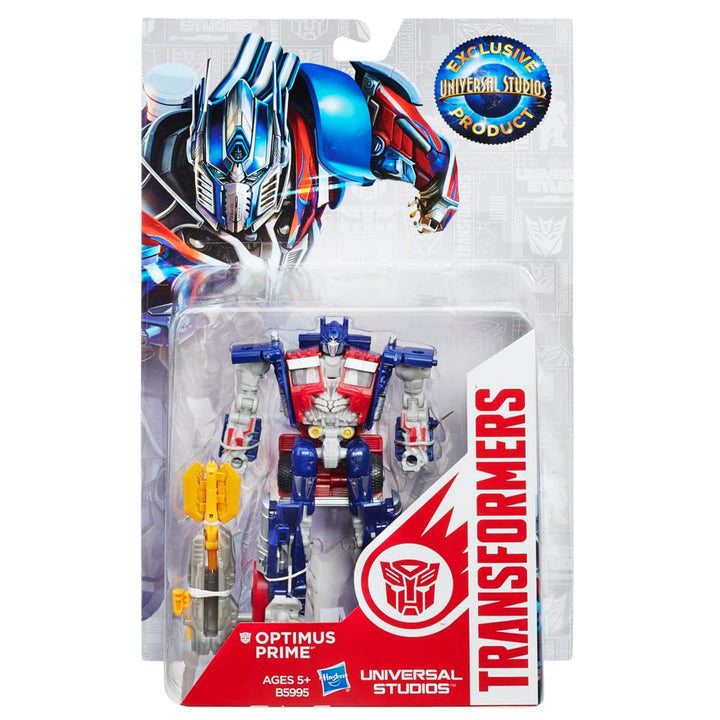 Transformers Universal Studios Deluxe Class Optimus Prime Figur