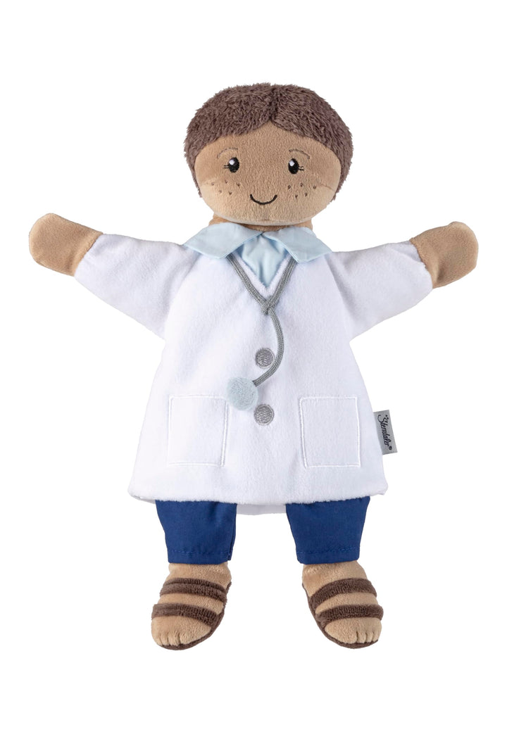 Sterntaler Handpuppe Arzt - weiches Kinder Spielzeug zum Puppentheater, Erzählen, Kuscheln &amp; Sprachf