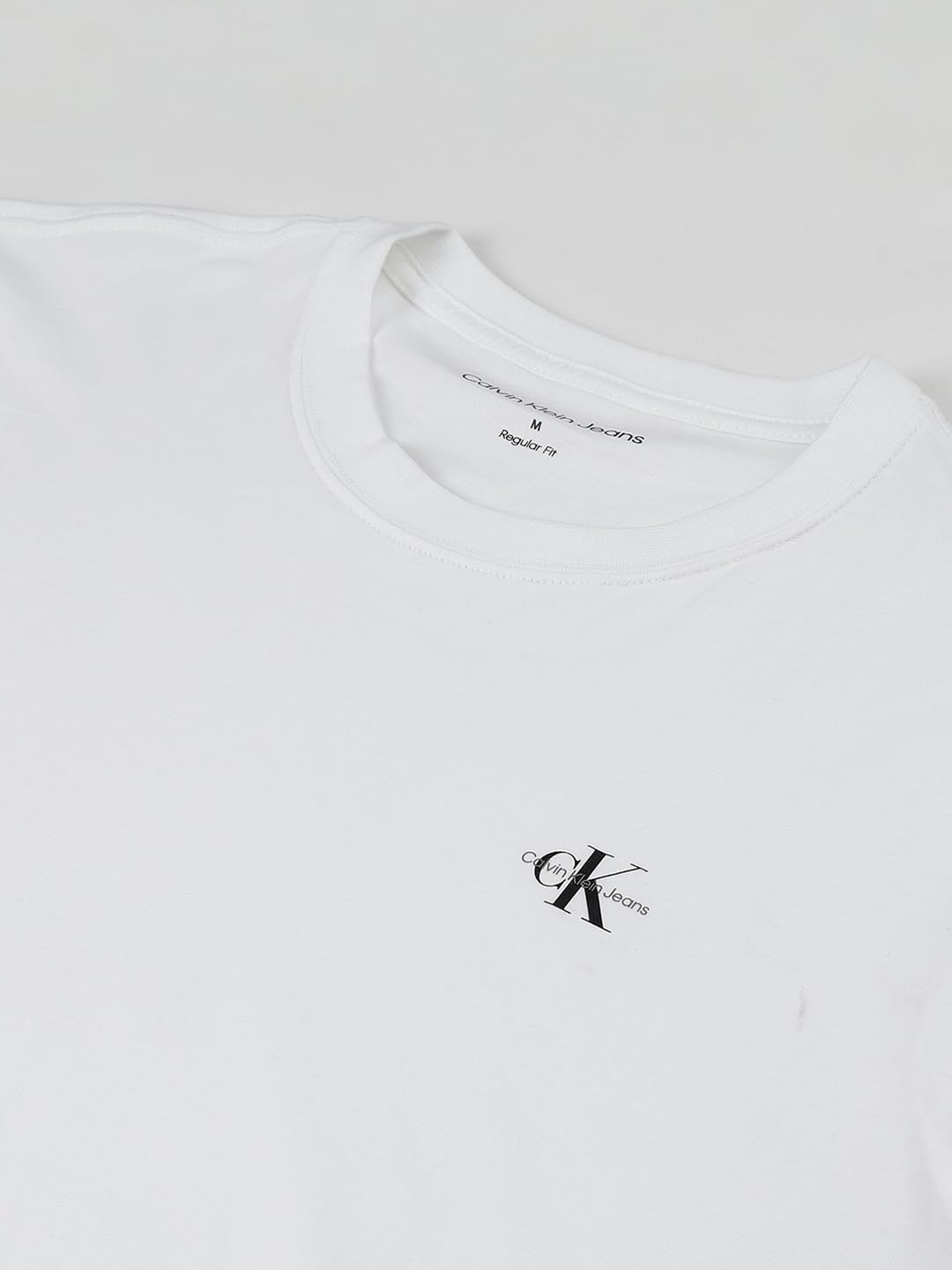 Calvin Klein Herren 2 Pack Monologo T-Shirt J30j320199 Kurzarm T-Shirts (1er Pack) XL White (Bright