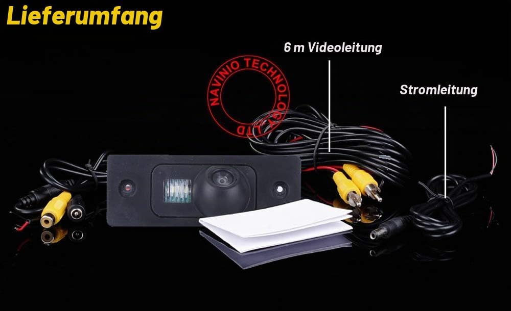 Wasserdicht Rückansicht Rückfahrkamera Nummernschild Einparkkamera Rückfahrsystem Ersatz für Audi TT