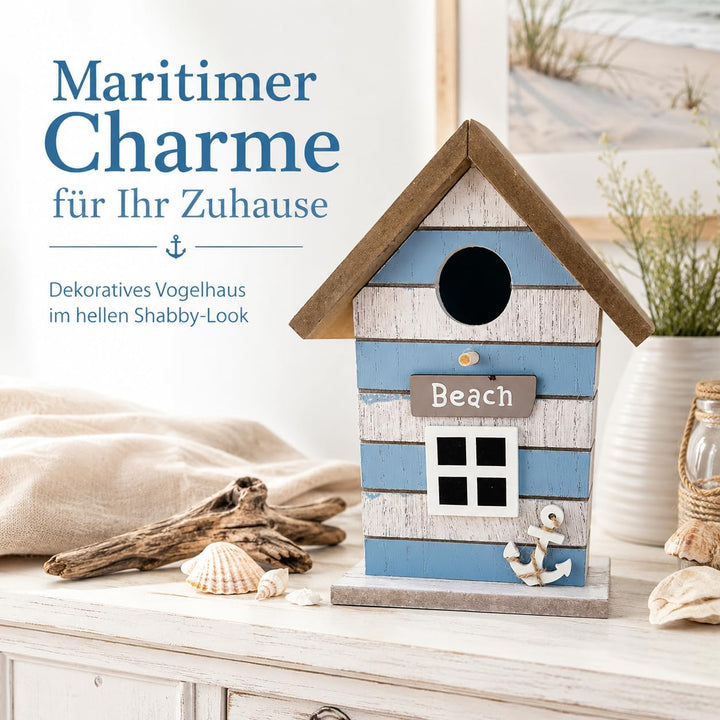 Vogelhaus Baduna - Anker - Maritim Futterstelle Garten Outdoor Dekoration Aufhängung Futterstelle Ni