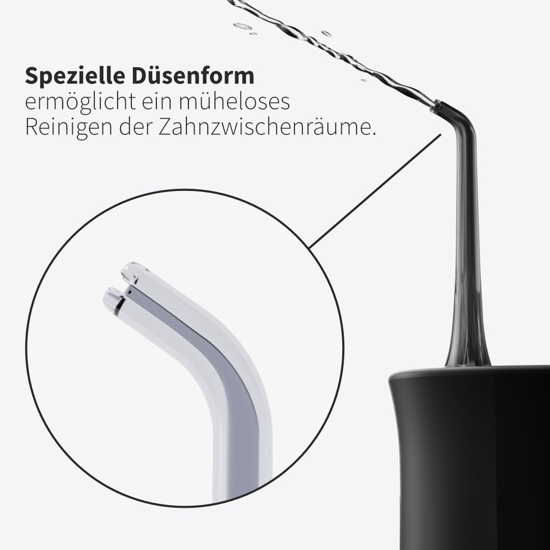 Zahnheld® Ersatzdüsen Basic für Munddusche Aquadent (6 Stück, weiss) 6 Stück Weiss, 6 Stück Weiss