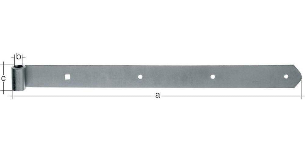 Alberts 312381 Ladenband | in verschiedenen Ausführungen | feuerverzinkt | Rolle Ø20 mm | Grösse 100