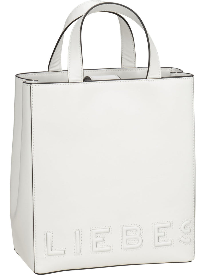 Liebeskind Damen Paperbag S OOS Tote Off White, Off White