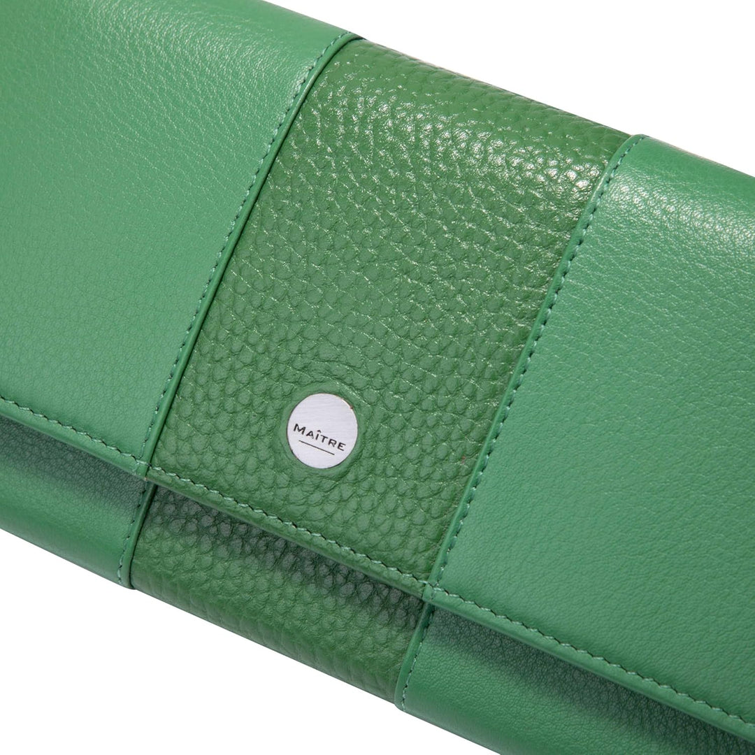 Maitre - auen diedburg purse lh10f castlerock 18,5X10X3 Farbe:grün / Material:polyester,leather, 18,