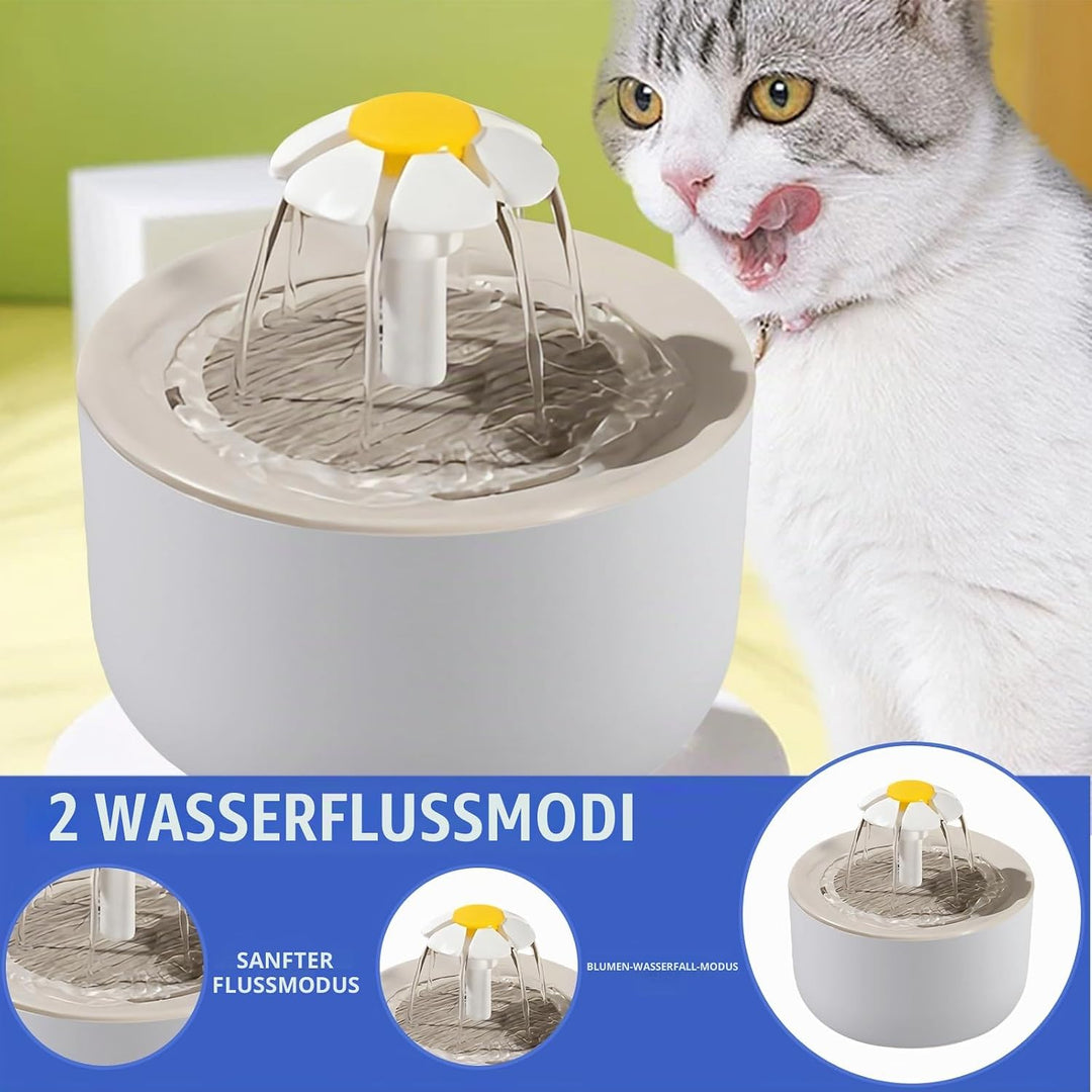 1 L Katzenbrunnen für Katze: Ultraleiser Trinkbrunnen für Katze, Sicherheit Katzen Trinkbrunnen mit