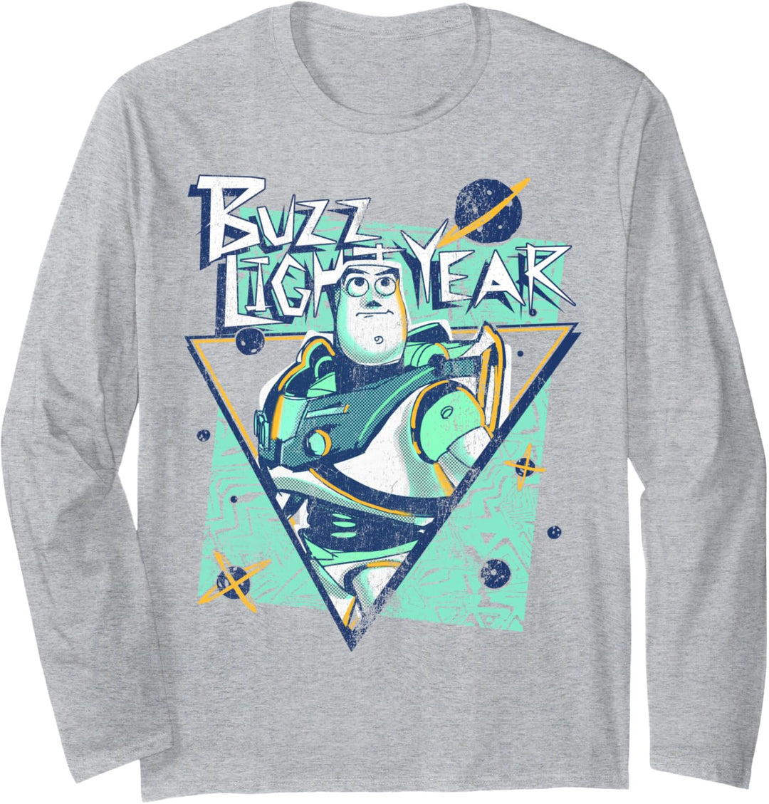 Disney Pixar Toy Story Buzz Lightyear Retro Langarmshirt