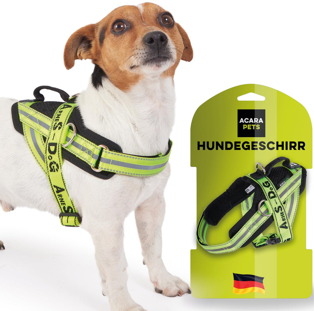 Hundegeschirr mit 3 Metallösen zur Befestigung Ihrer Brust oder Ihres Brustgurts, um Ihren Hals Nich
