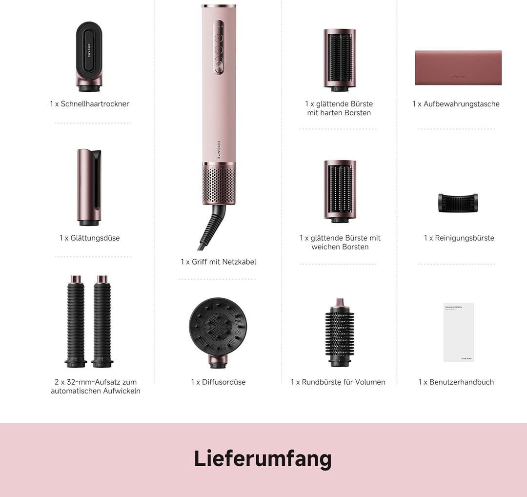 Dreame AirStyle Era 2 Multi-Styler, 8-in-1-Airflow-Styling, Schnelles Trocknen, Glätten, Locken und