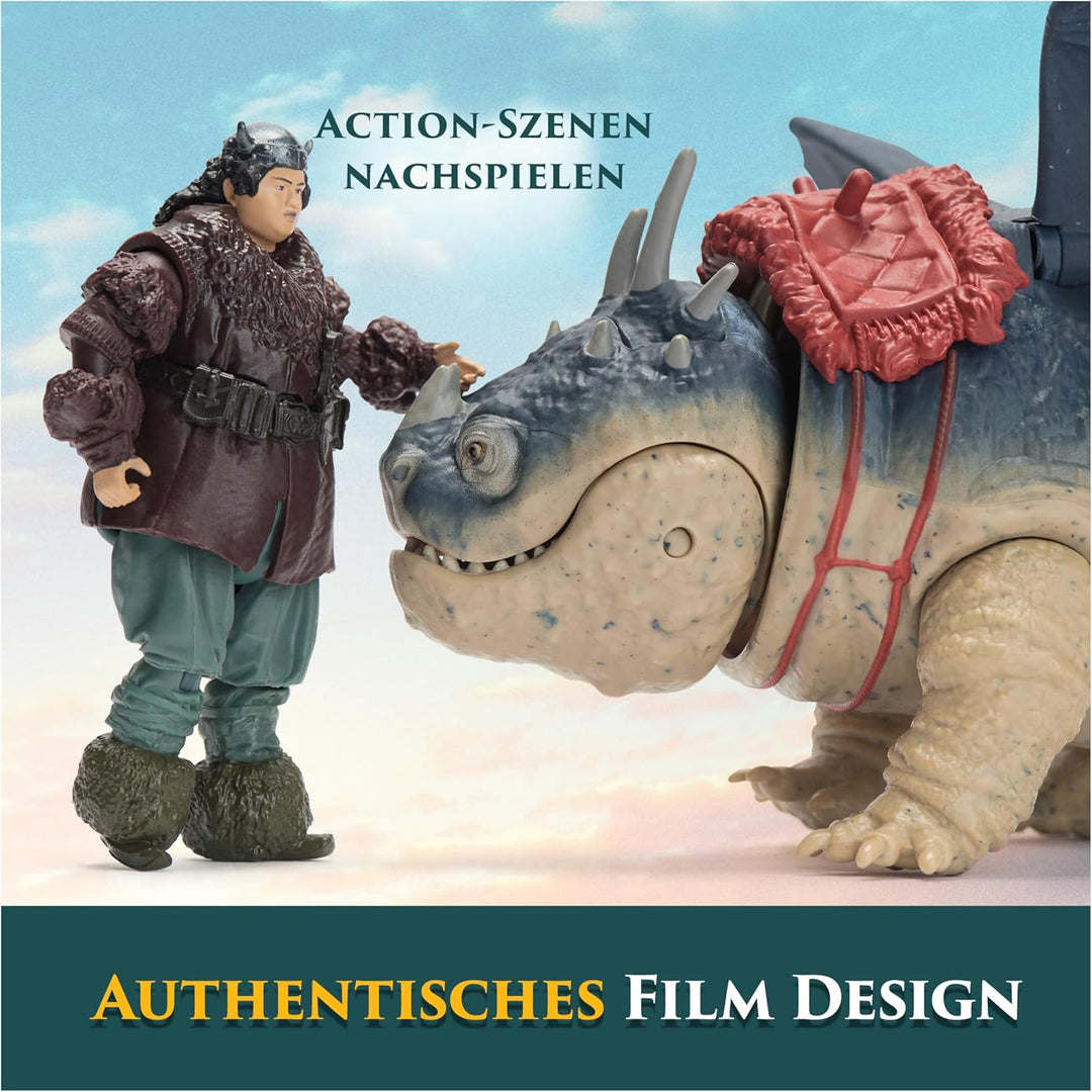 Dreamworks How to Train your Dragon, Wikinger und Drachen Actionfiguren-Set, Fleischklops und Fischb