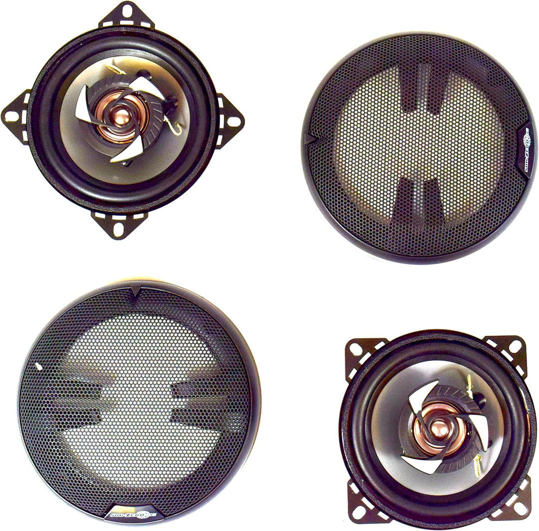 Sub-Zero Ice 10 cm Koaxial 150 W Pkw-Lautsprecher Stereo Musik 10 cm Koaxial 150 W Lautsprecher, 10