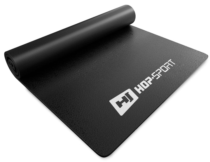 Hop-Sport Bodenschutzmatte aus PVC 0,6mm Dicke Unterleg und Schutzmatte für Fitness & Sportgeräte in