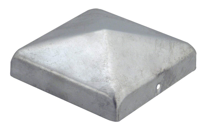 Pfostenkappen Zaunkappe Abdeckkappe Pyramide verzinkt 71 x 71 mm (6), 6